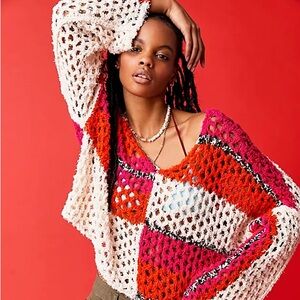 NWT Free People Sail Away Sweater Size Medium Z462